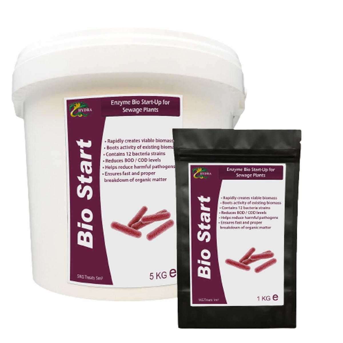 Use BIO Start 5KG for Sewage Treatment for Small and Large Sewage Plants
