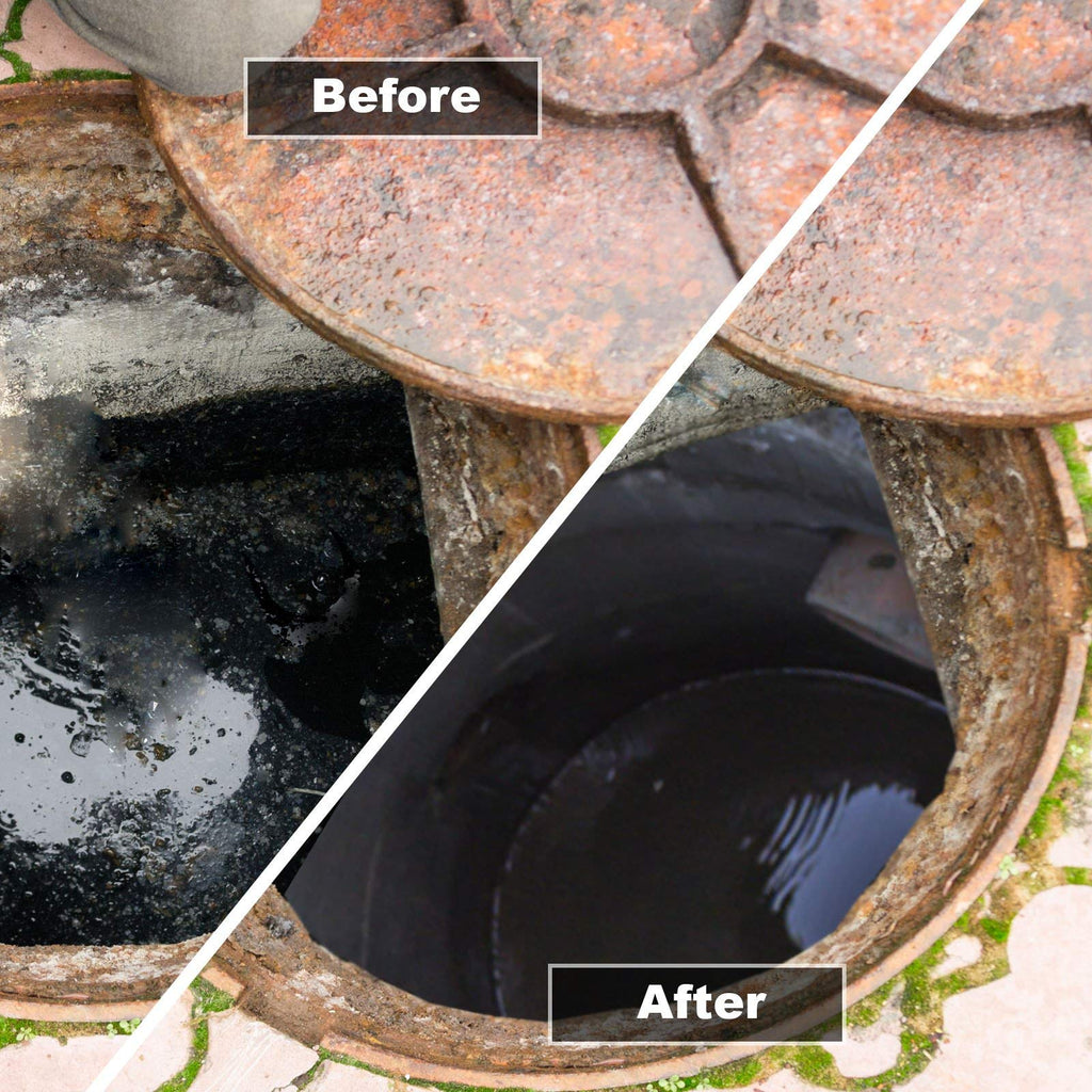 Hydra Septo Boost - Bacteria for Septic Tank Boost & Treatment | Biological Bacteria and Enzyme Cleaner for Septic Tanks | 6 Months Supply