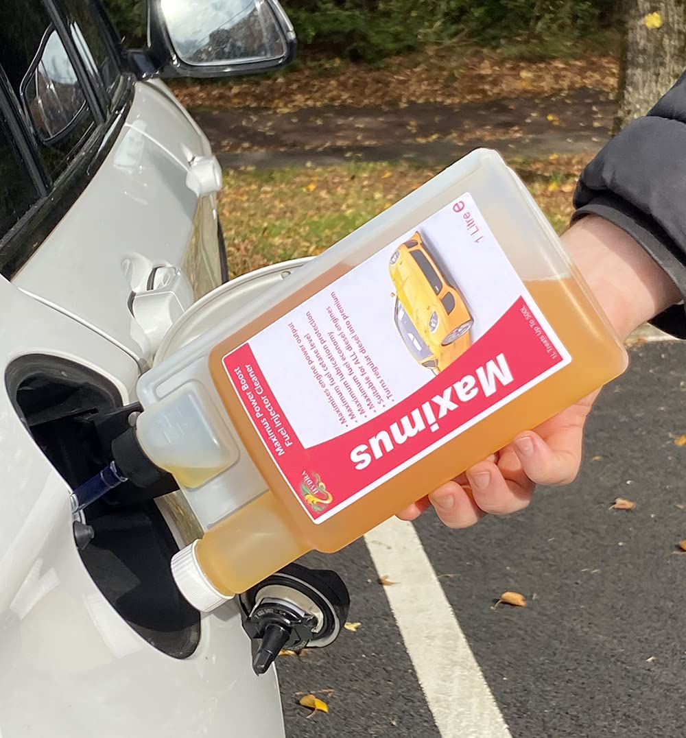 HYDRA MAXIMUS fuel injector cleaner, 1 Litre treats Up To 500 L, for cleaning diesel injectors performance enhancing diesel turbo cleaner additive for diesel fuel EGR valve cleaner diesel engines