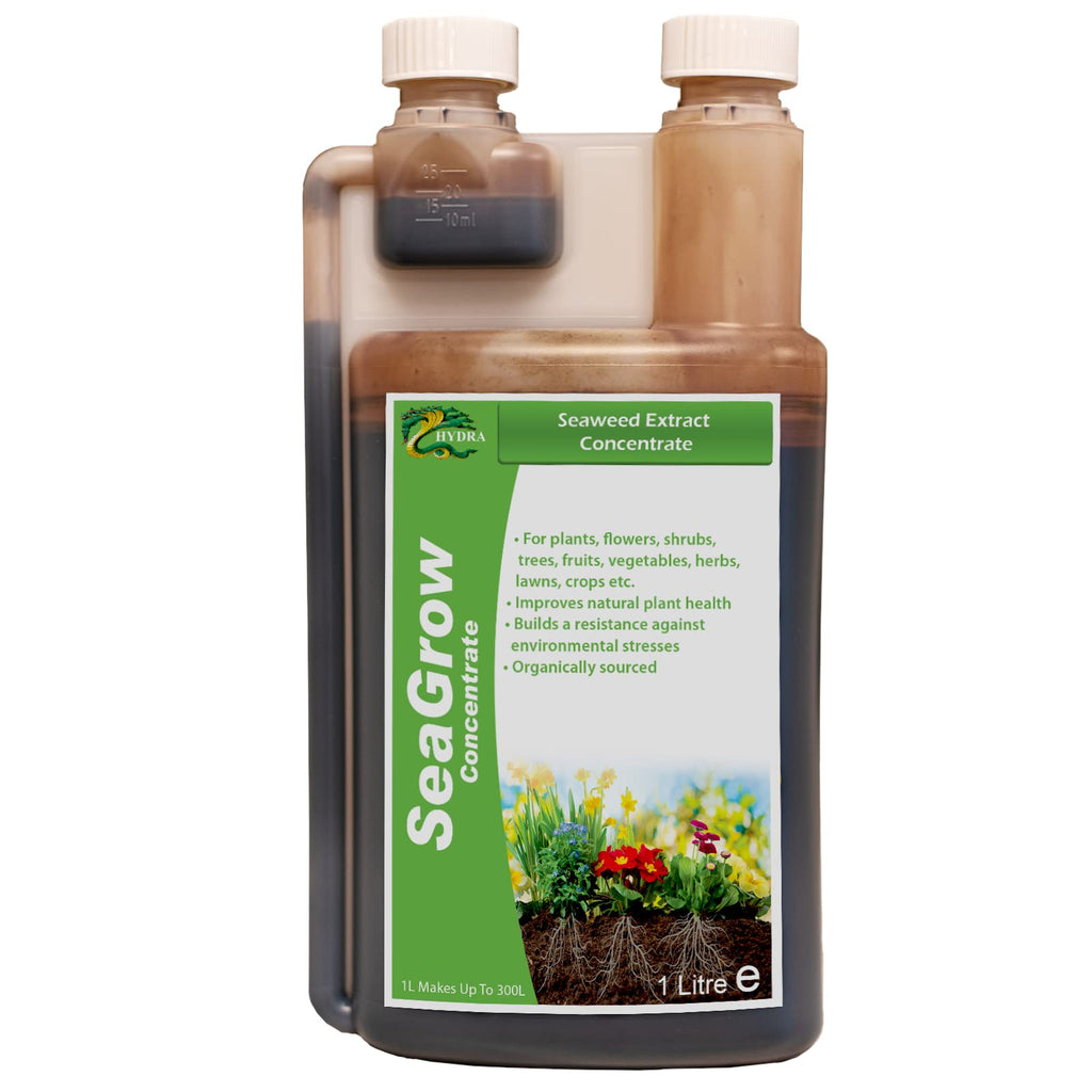 Hydra SeaGrow - Organic Seaweed Extract Concentrate Plant Fertilizer