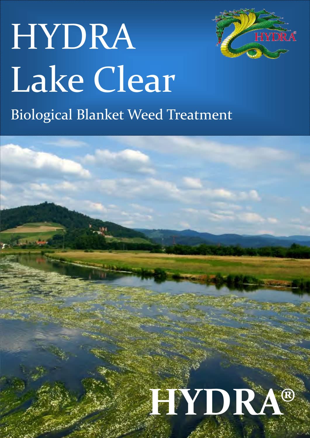 Hydra Blanket Weed & String Algae Treatment for Lake and Larger Pond Water LAKE CLEAR 25KG