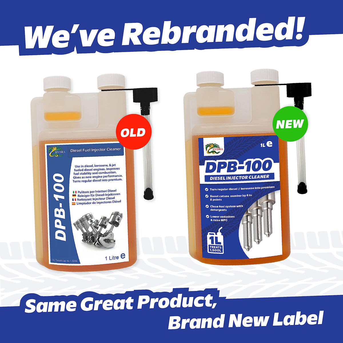 Hydra DPB-100 Diesel Injector Cleaner - 1 Litre