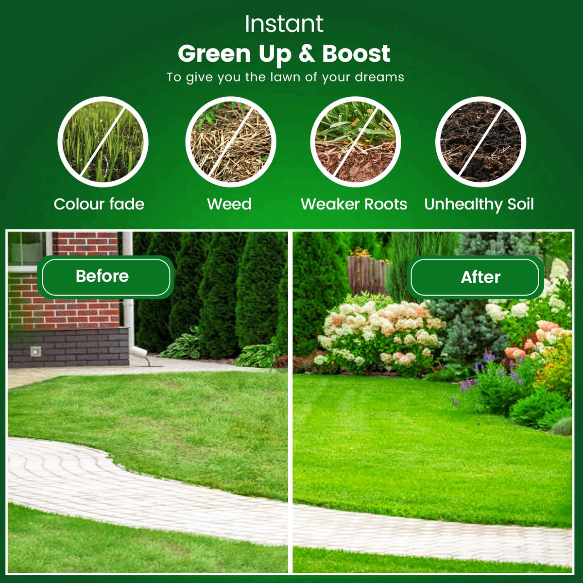 Hydra SonicGreen Grass Lawn Feed Fertiliser (5 Litre)