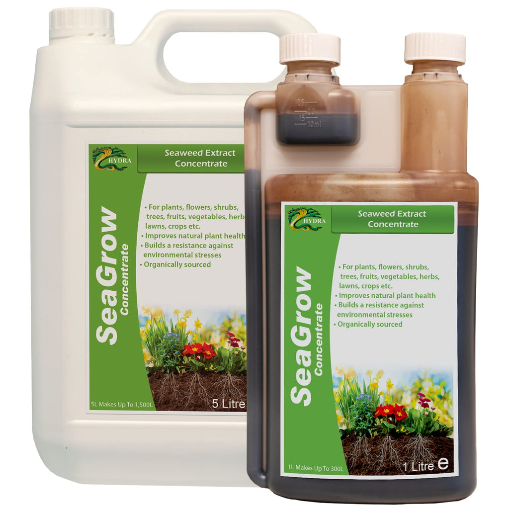 Hydra SeaGrow - Organic Seaweed Extract Concentrate Plant Fertilizer
